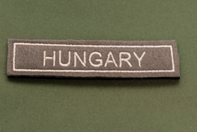 Hungary<br/>katonai felvarró